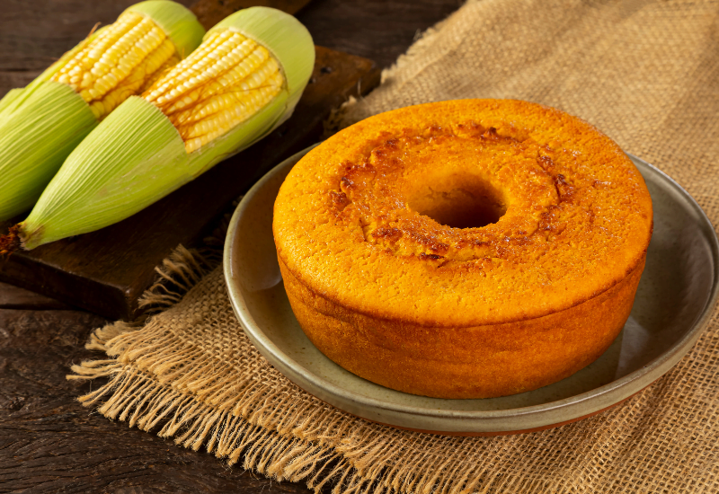 Bolo de milho: tradicional e saboroso