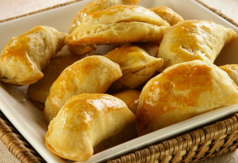 Pastel de forno de queijo: lanche rápido