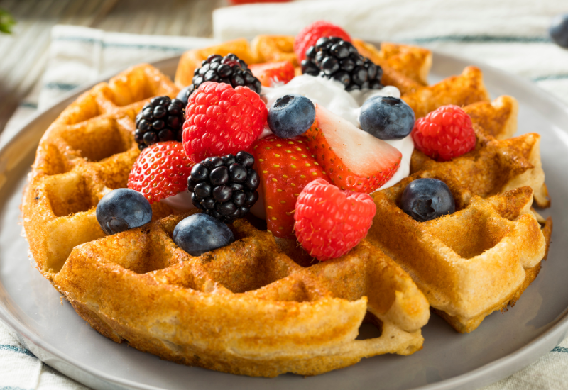 Receita de waffle: para um café da manhã diferente