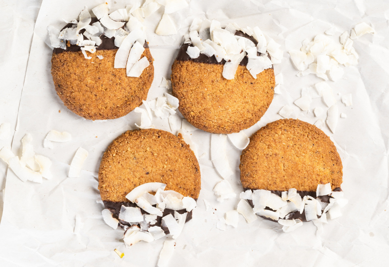 Biscoitos de coco: para adoçar o seu dia