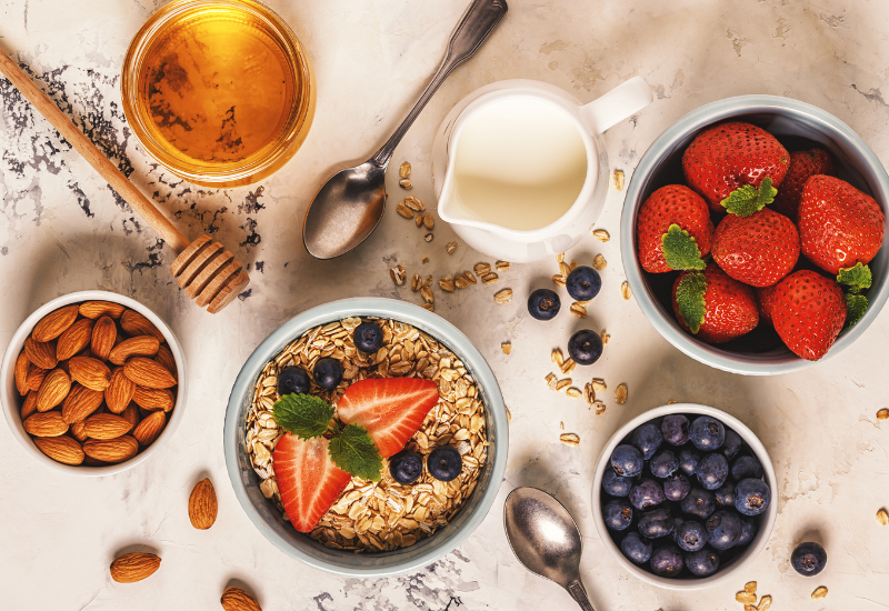Guia de receitas de café da manhã saudável