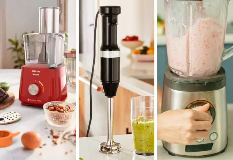 Multiprocessador, mixer e liquidificador: quando usar cada um