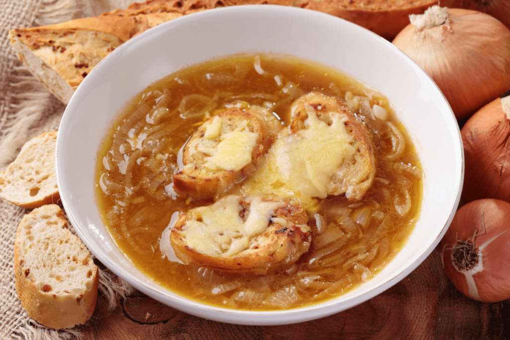 sopa cebola