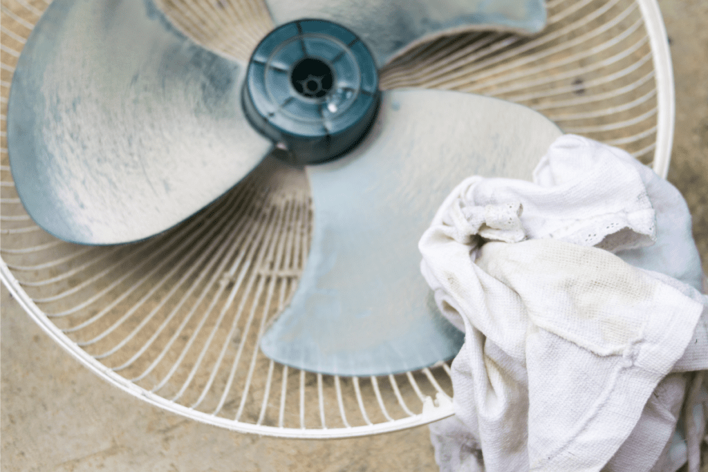 limpar o ventilador