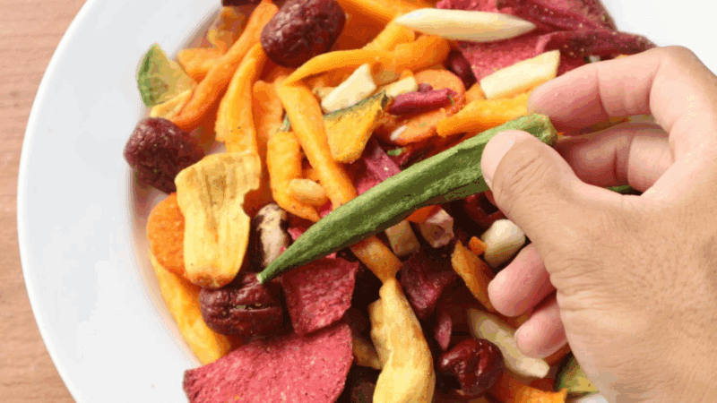 Como fazer chips de legumes na air fryer