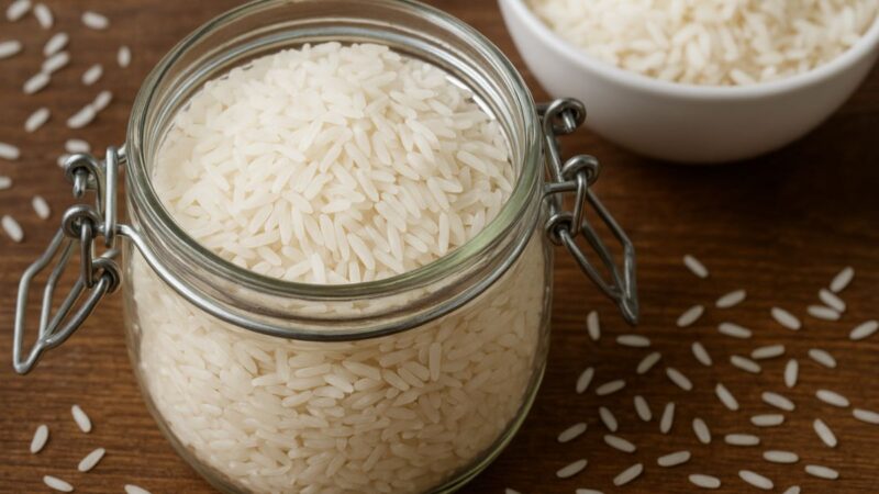 Você sabe quanto tempo o arroz pode ficar guardado sem estragar?
