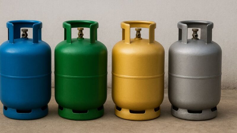 O que significa cada cor do botijão de gás no Brasil