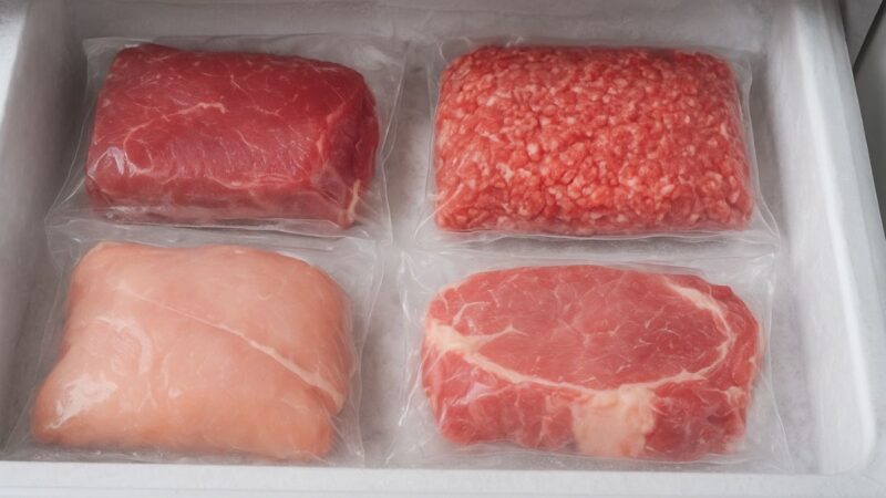 Quanto tempo a carne pode ficar no congelador sem estragar?