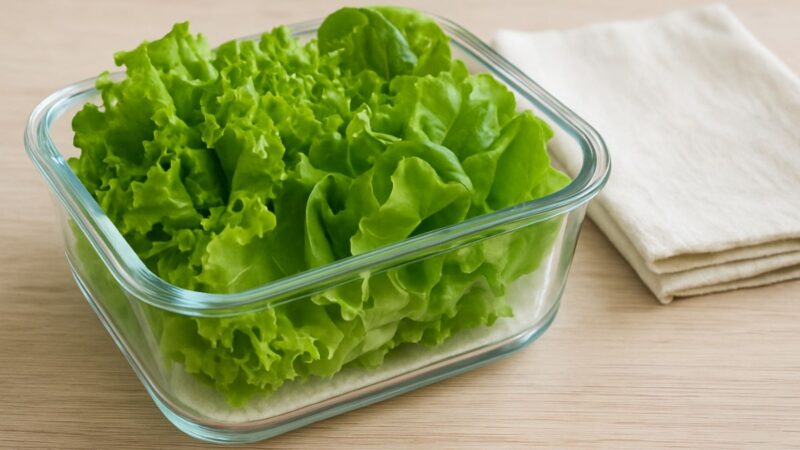 Como conservar alface fresca por mais tempo sem murchar