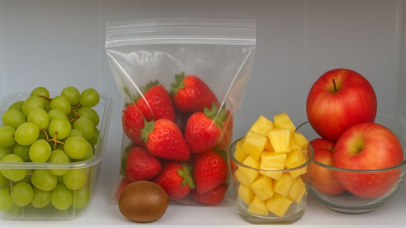 O segredo para manter frutas frescas por mais tempo na geladeira