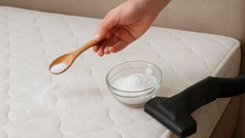 Receita natural para limpar o colchão e eliminar ácaros