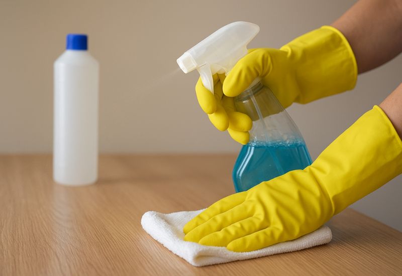 O que nunca deve ser misturado com álcool em limpeza, segundo especialistas