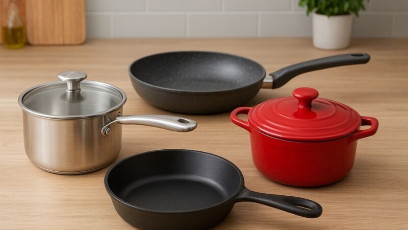 Existe um tipo de panela mais saudável para cozinhar? Descubra