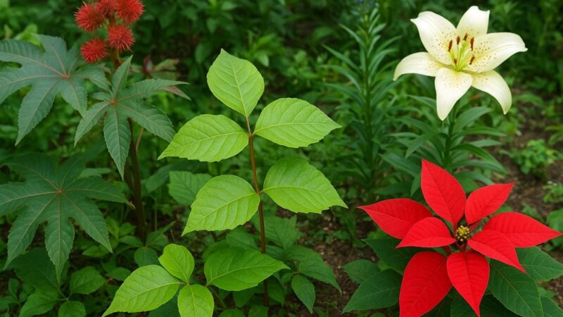 Como identificar plantas venenosas que podem estar no seu jardim