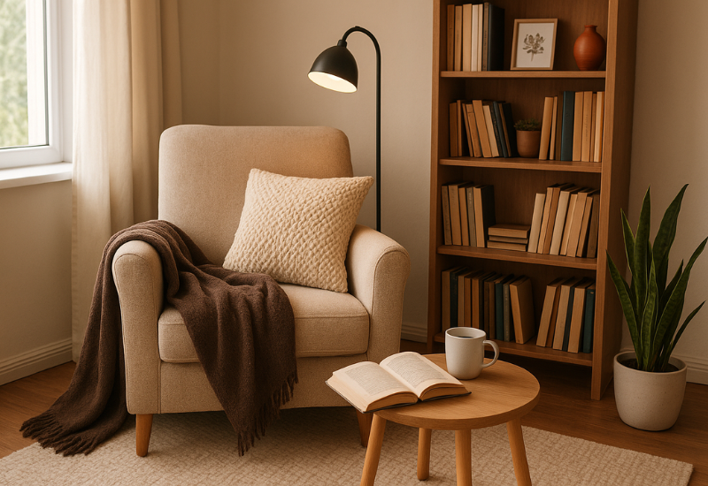 Como fazer um cantinho da leitura em casa