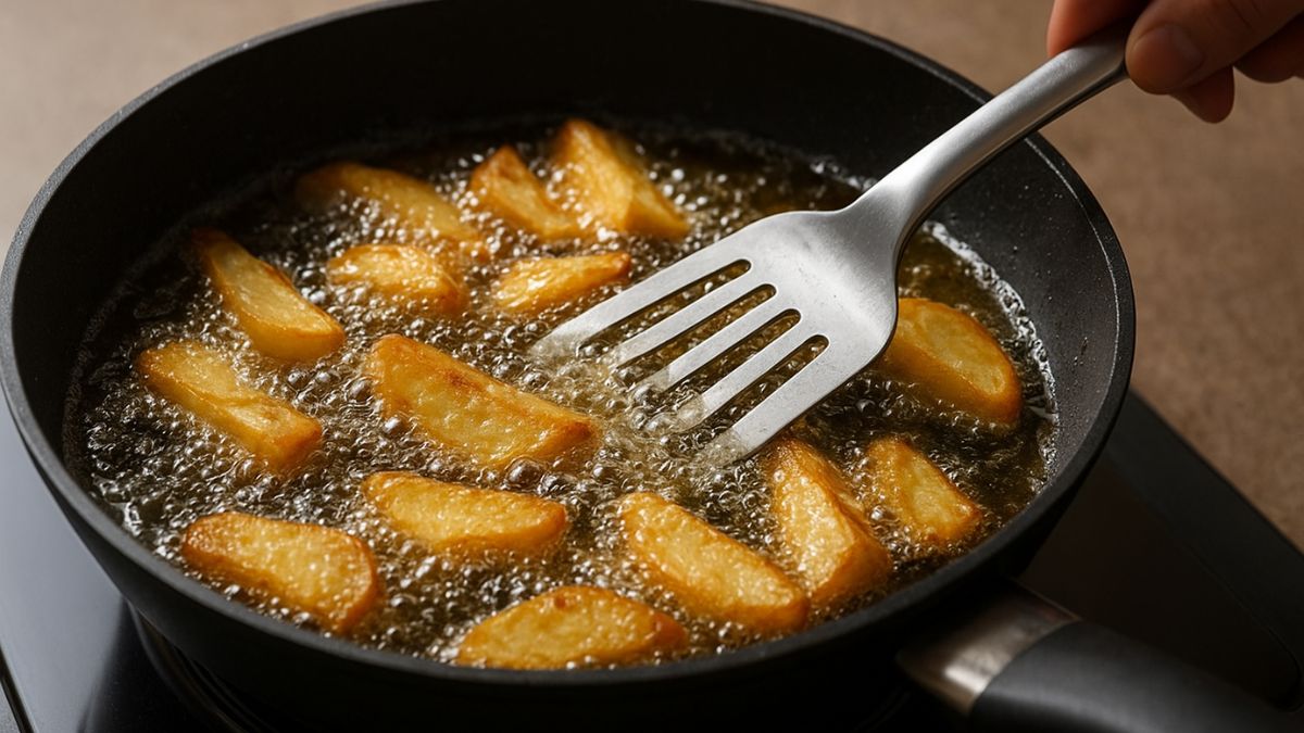 O que acontece se você fritar com o mesmo óleo várias vezes