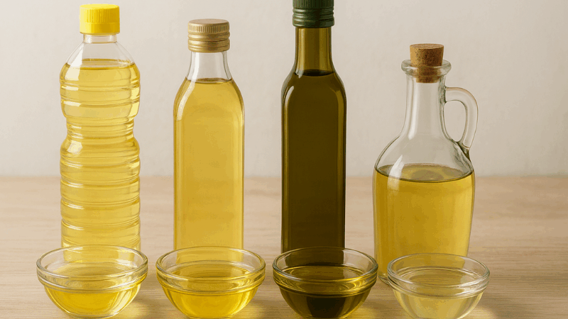Diferenças entre tipos de óleo de cozinha e qual usar em cada preparo