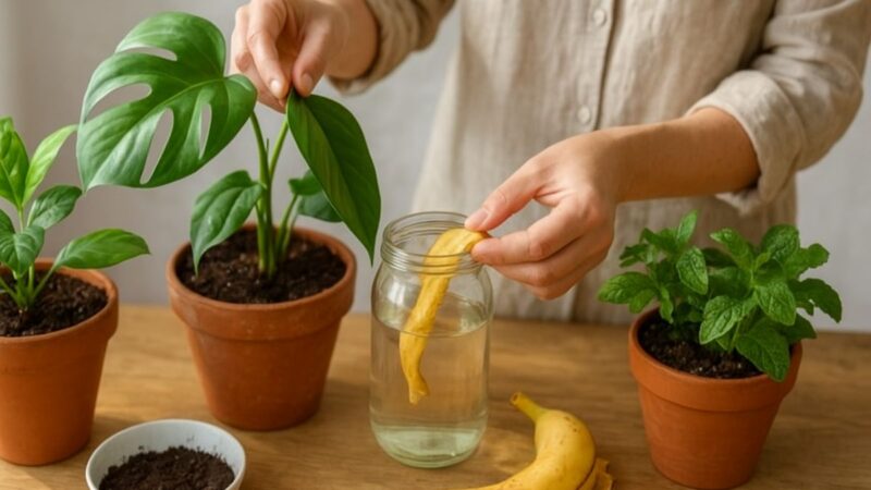 Truque caseiro para manter as plantas vivas por mais tempo