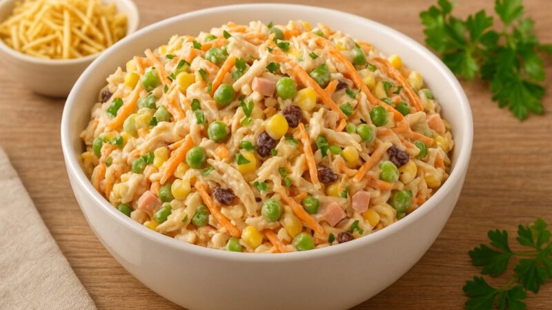 Como fazer salpicão: receita clássica, fácil e deliciosa para qualquer ocasião