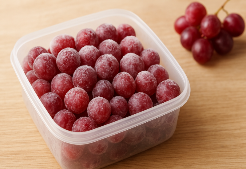 Uva congelada é um bom snack? Veja benefícios e como fazer