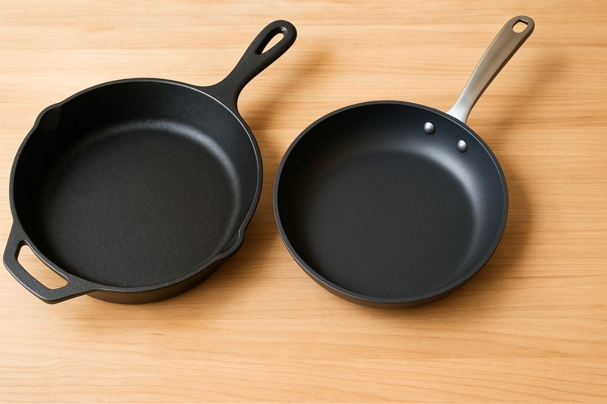 Panela de ferro ou panela antiaderente: qual é a melhor para comprar em 2026?