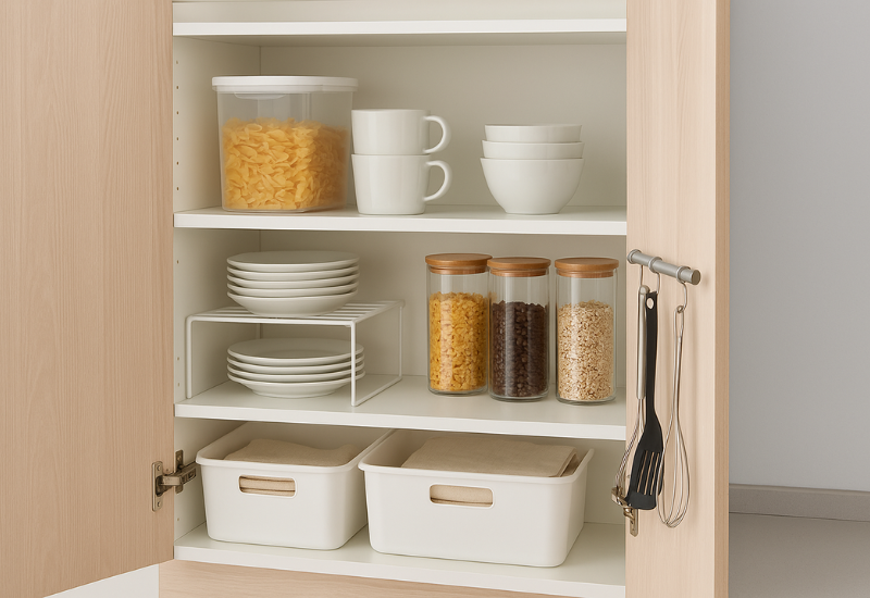 Dicas de como arrumar armário de cozinha pequeno