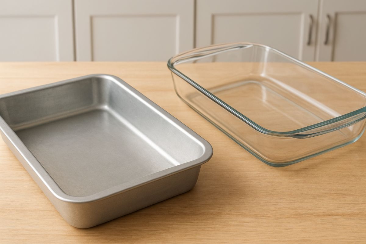 Assadeira de alumínio ou de vidro — qual vale mais?