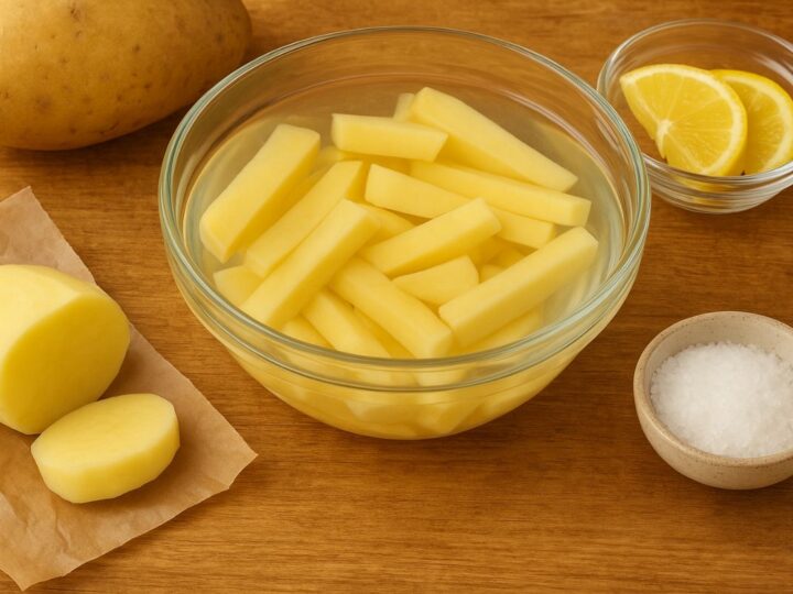 Como evitar que batata escureça depois de cortada