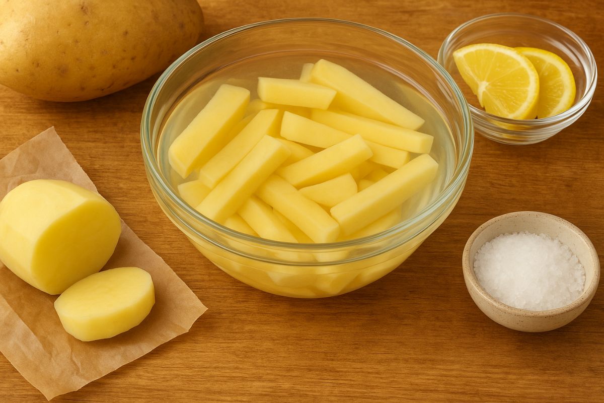 Como evitar que batata escureça depois de cortada