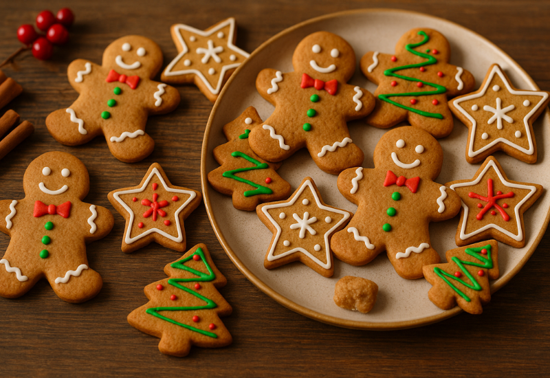 Como fazer biscoitinhos de gengibre para o Natal