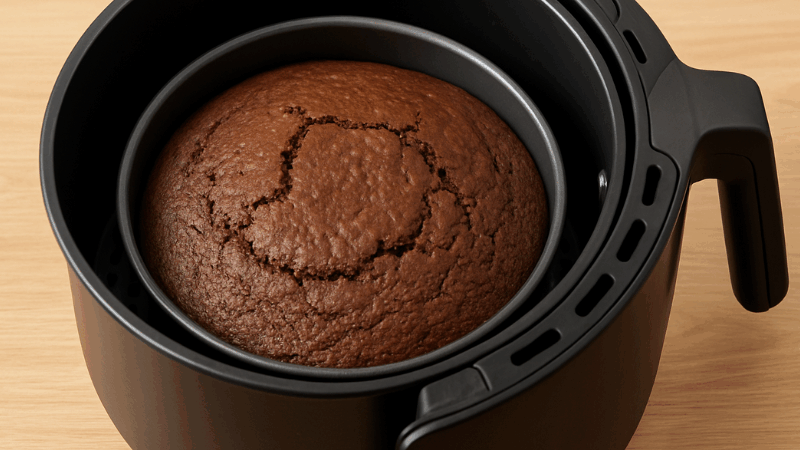 Como fazer bolo de chocolate na airfryer
