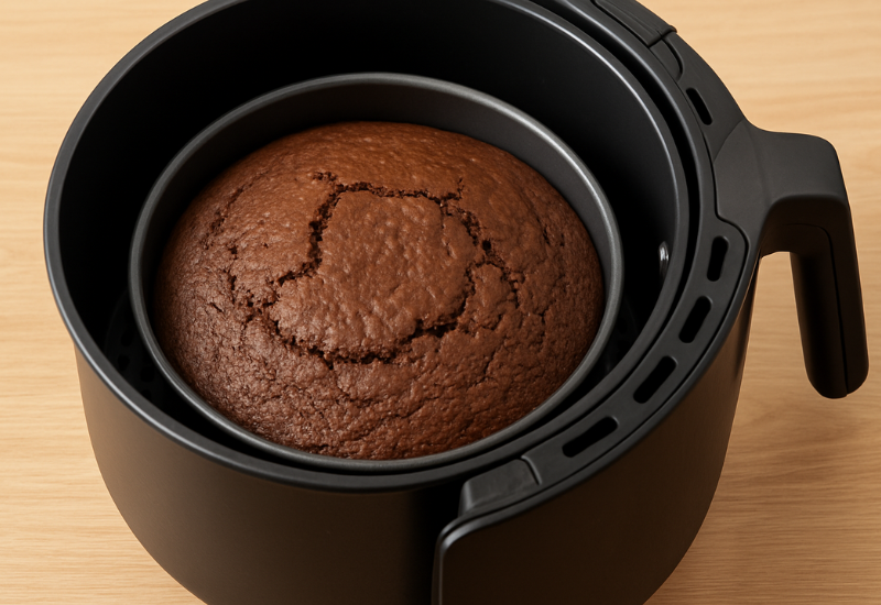 Como fazer bolo de chocolate na airfryer