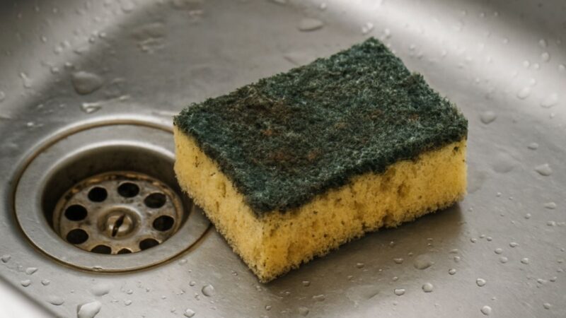 O que acontece se você usar a mesma esponja por muito tempo