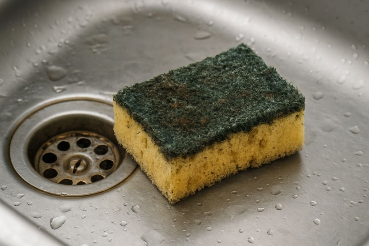 O que acontece se você usar a mesma esponja por muito tempo