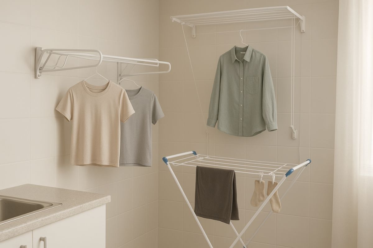 5 soluções para quem tem pouco espaço para estender roupas