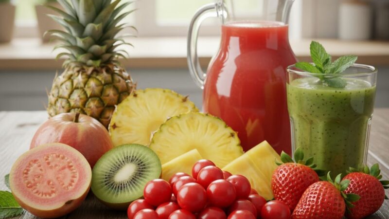 5 frutas ricas em vitamina C para adicionar na dieta