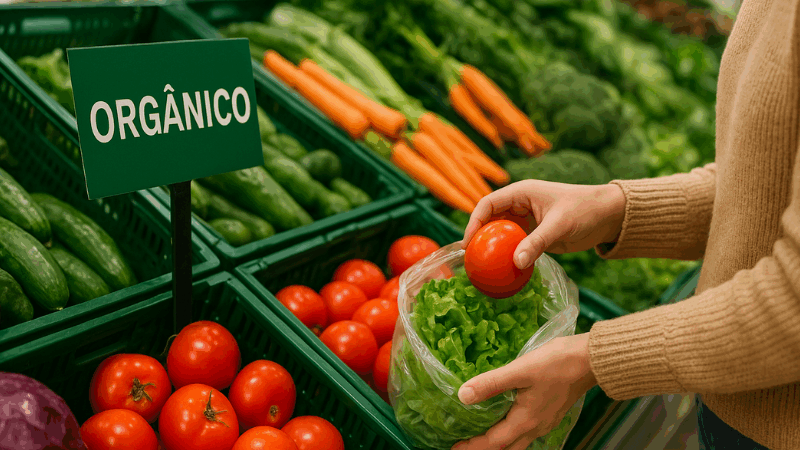 Dicas para escolher legumes orgânicos no supermercado