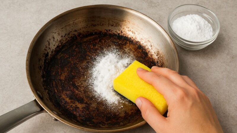 Dicas para limpar panelas e frigideiras grudadas