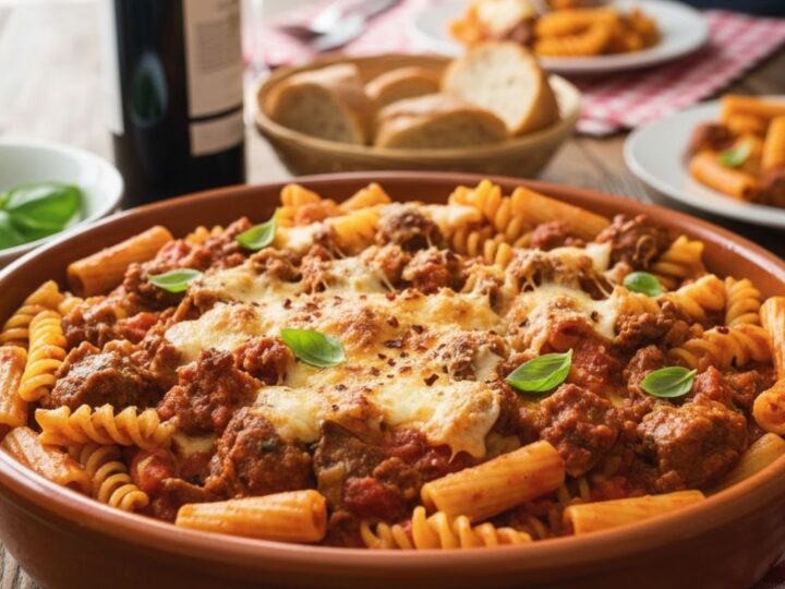 Macarronada especial para o almoço de domingo