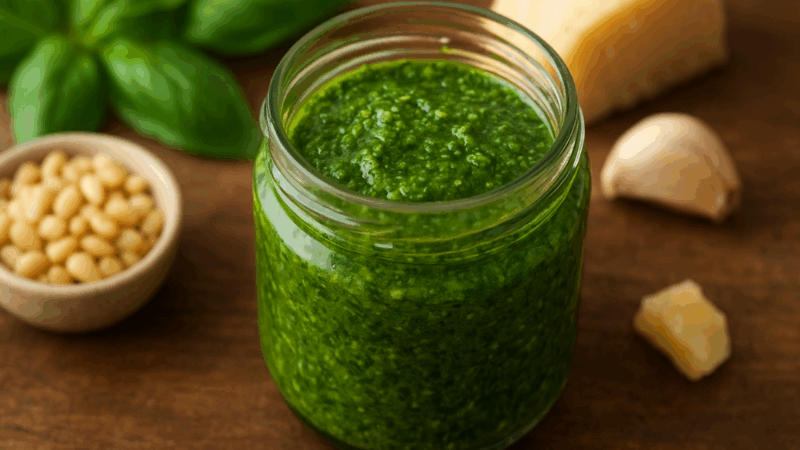 Como fazer molho pesto caseiro