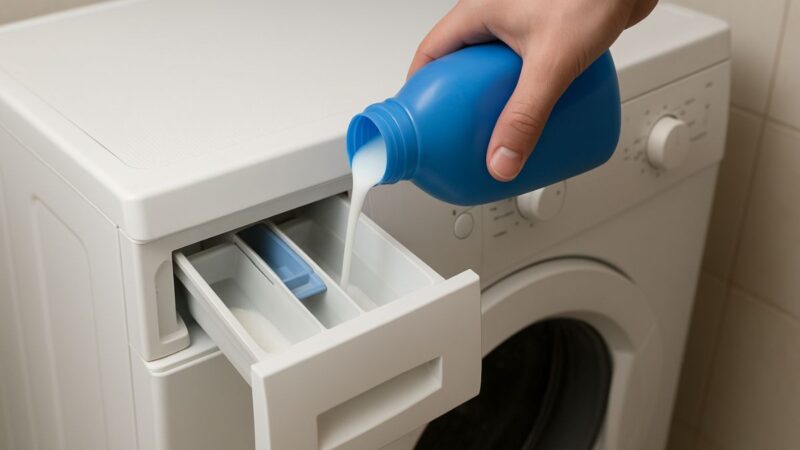 O que acontece se você colocar roupa com sabão demais na máquina