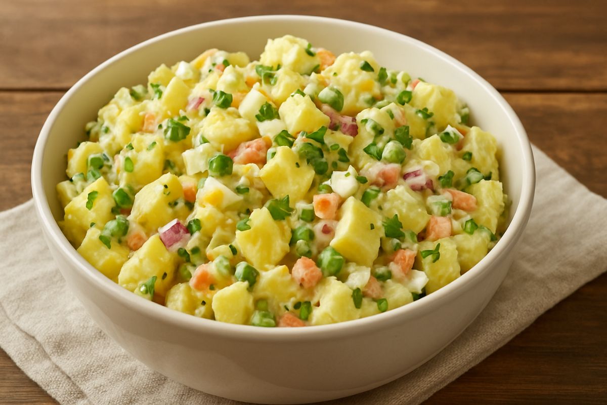 Como fazer salada de batata para o almoço