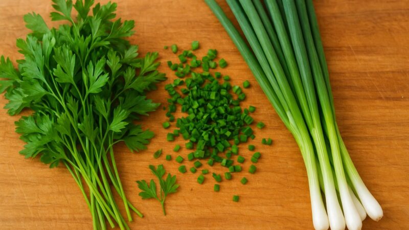 Salsinha ou cebolinha — qual usar e quando?
