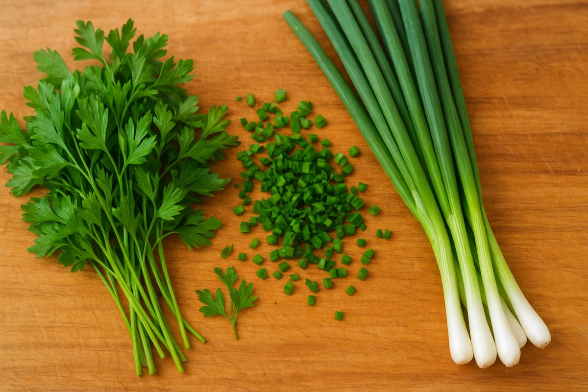 Salsinha ou cebolinha — qual usar e quando?