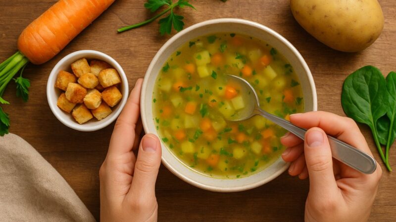 O que acontece se você tomar sopa todos os dias