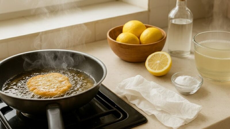 Como tirar cheiro forte de fritura da casa rápido