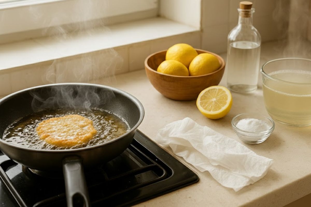 Como tirar cheiro forte de fritura da casa rápido