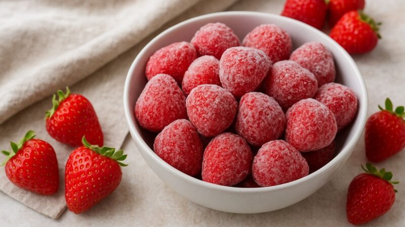 Morango congelado faz mal para a saúde? Veja a verdade aqui