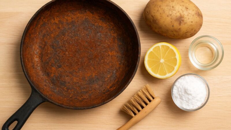 Como remover ferrugem de utensílios de cozinha: guia simples