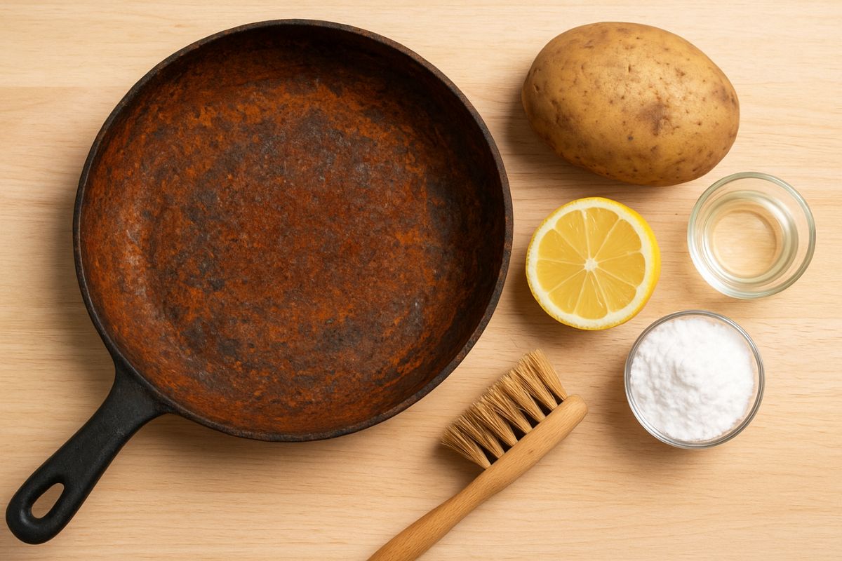 Como remover ferrugem de utensílios de cozinha: guia simples